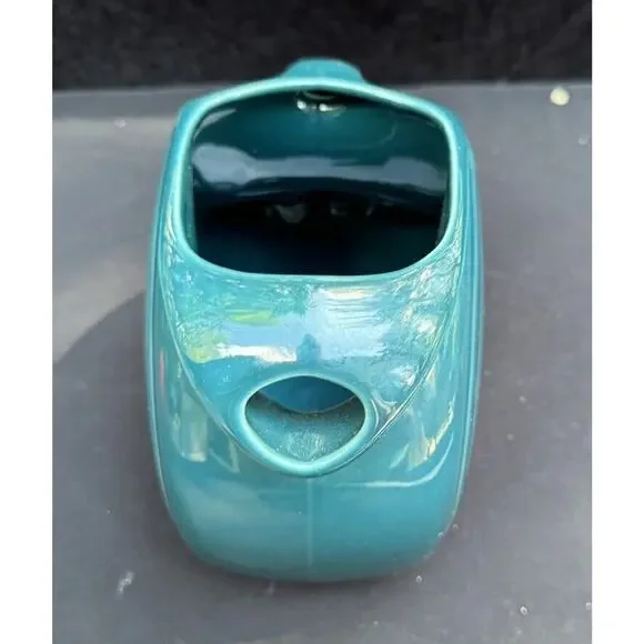 Large Vintage 8” Tall Disk PITCHER turquoise blue FIESTA WARE Fiesta Excellent!